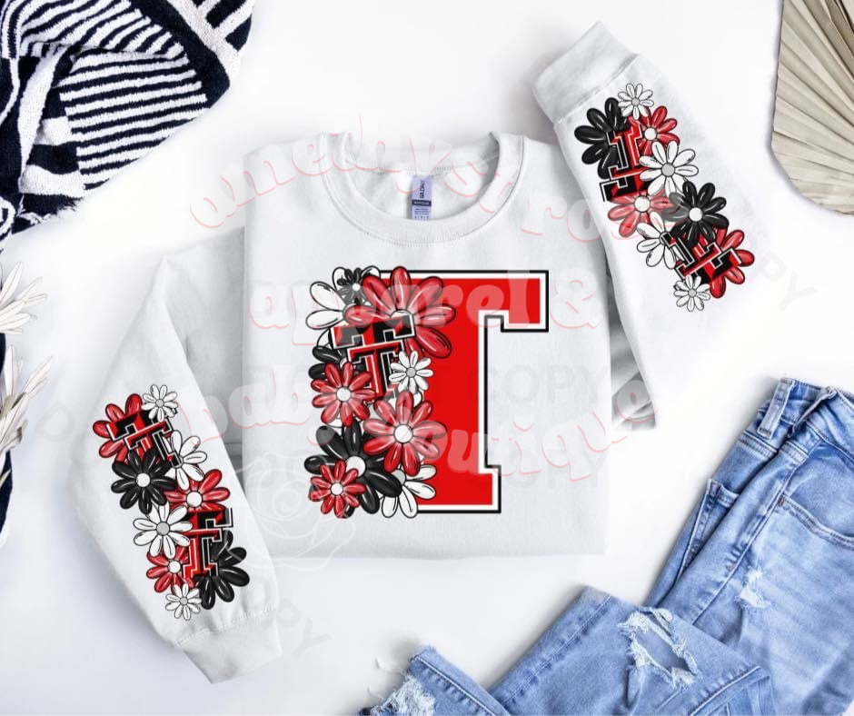 College Football Floral Toddler/Youth