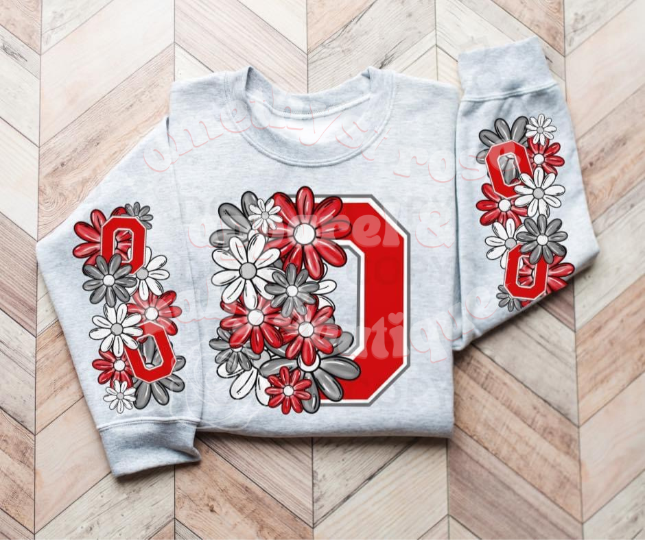College Football Floral Adult