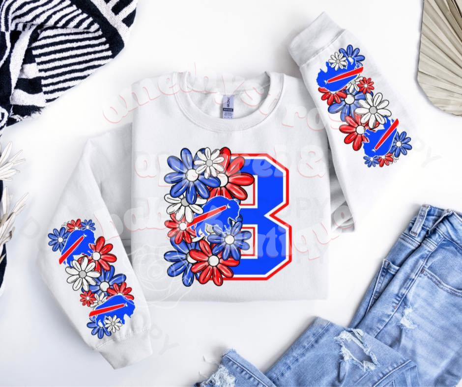 NFL Football Floral Toddler/Youth