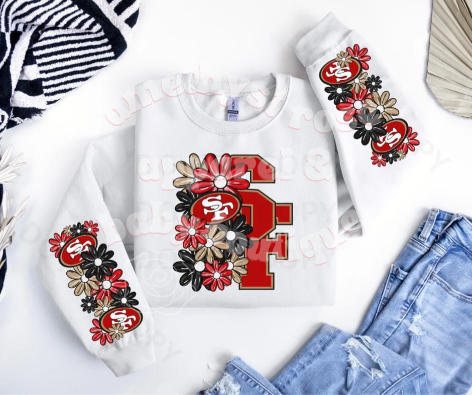 NFL Football Floral Toddler/Youth