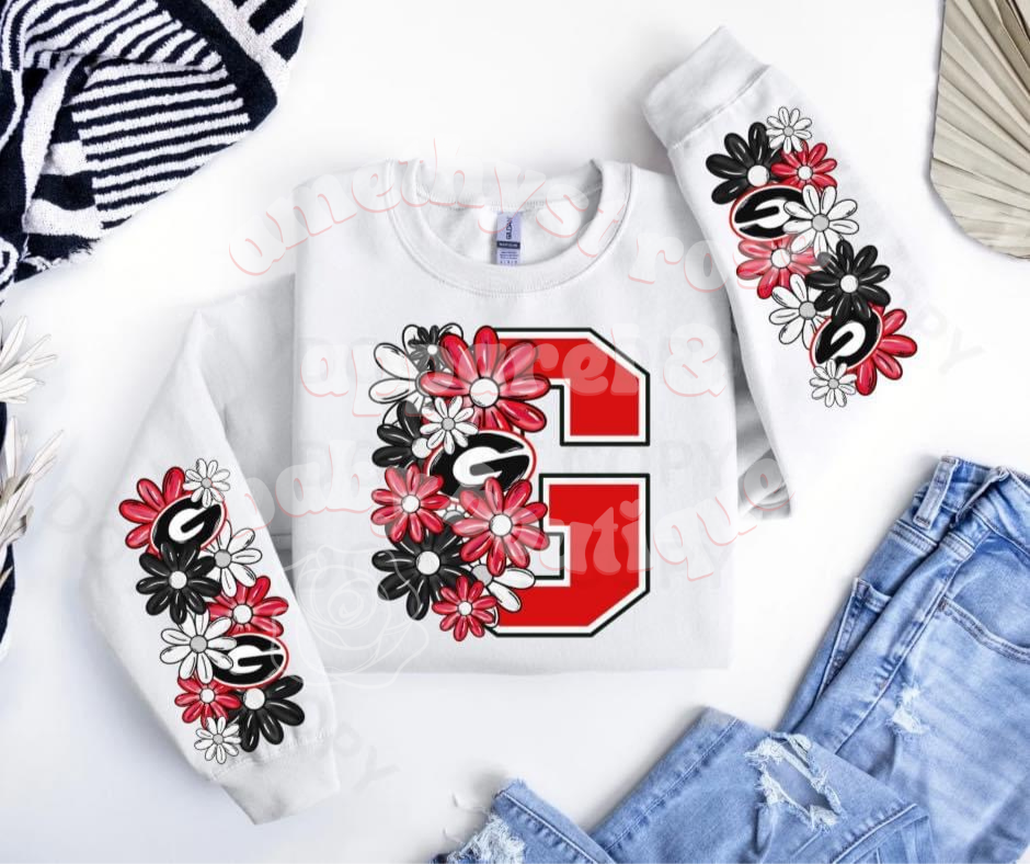 College Football Floral Adult