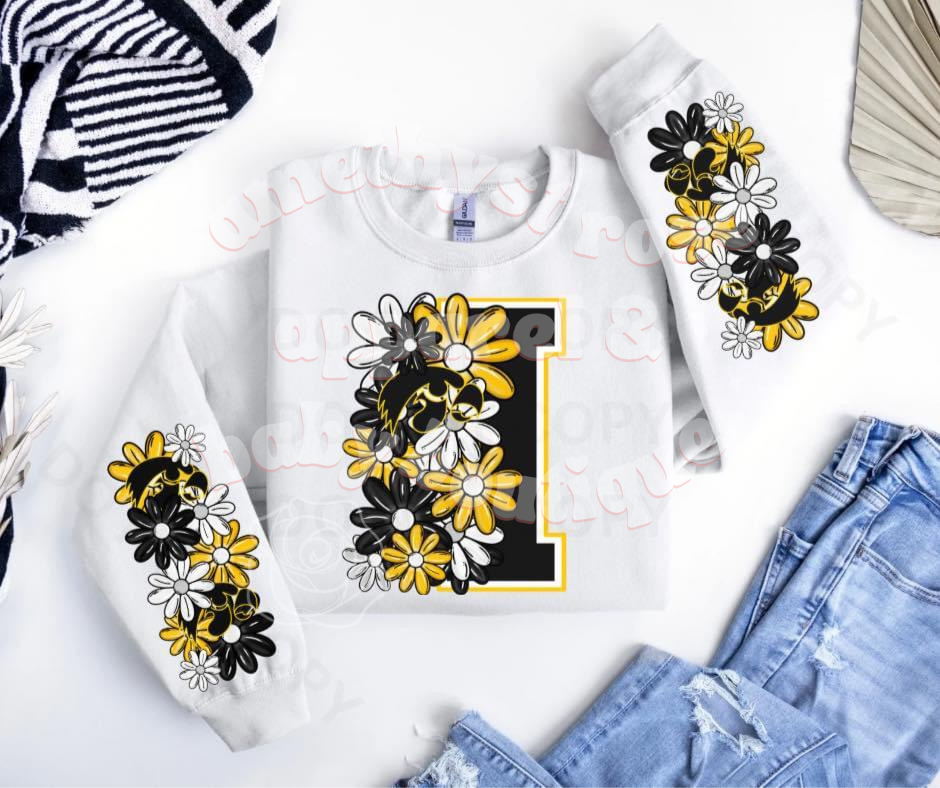 College Football Floral Toddler/Youth