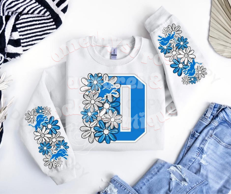 NFL Football Floral Adult