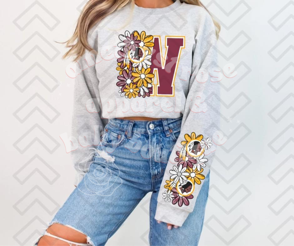 NFL Football Floral Toddler/Youth