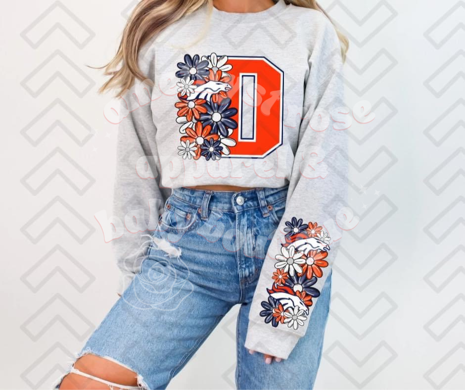 NFL Football Floral Toddler/Youth