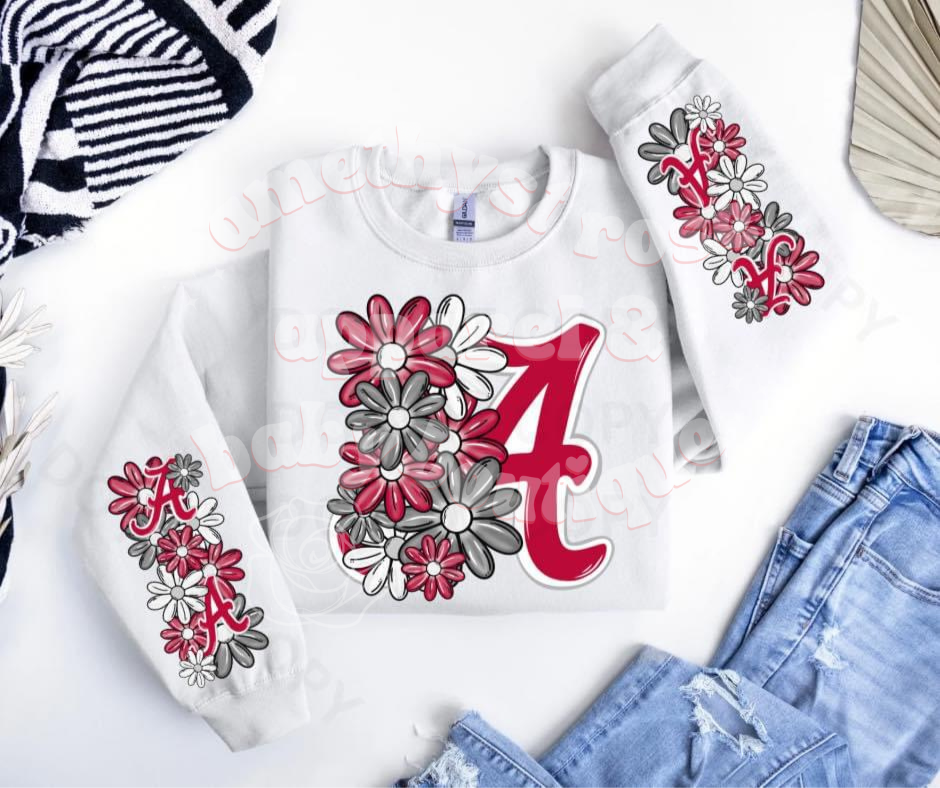 College Football Floral Toddler/Youth