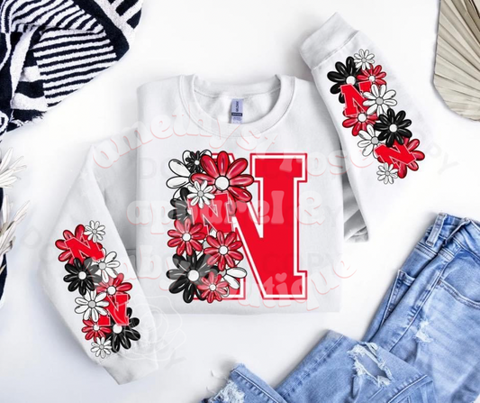 College Football Floral Adult